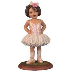 Emma Janes Babies ballerina multicolor resin African American braids 7"